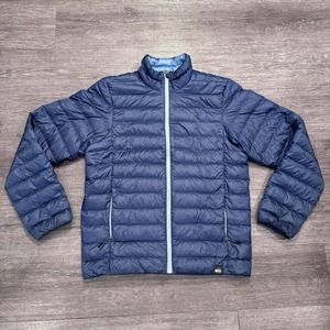 Men's Blue Puffer Jacket